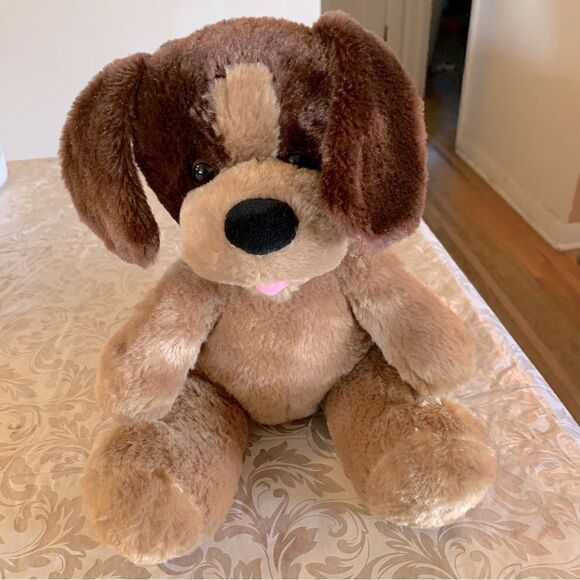 Build-A-Bear Puppy Dog Tongue Sticking Out Excellent Condition - Picture 1 of 7